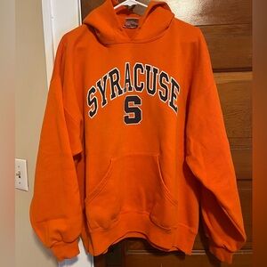 Syracuse Orange mens xl hoodie hooded sweatshirt long sleeve top warm shirt